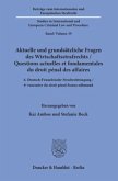 Aktuelle und grundsätzliche Fragen des Wirtschaftsstrafrechts / Questions actuelles et fondamentales du droit pénal des affaires.