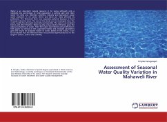 Assessment of Seasonal Water Quality Variation in Mahaweli River