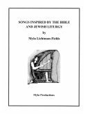 Songs Inspired By The Bible And Jewish Liturgy