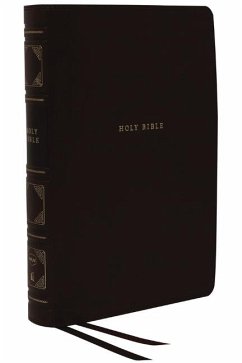 Nkjv, Reference Bible, Classic Verse-By-Verse, Center-Column, Leathersoft, Black, Indexed, Red Letter Edition, Comfort Print - Thomas Nelson