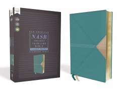 Nasb, Thinline Bible, Large Print, Leathersoft, Teal, Red Letter Edition, 1995 Text, Comfort Print - Zondervan