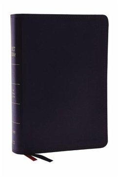 Net Bible, Full-Notes Edition, Leathersoft, Black, Indexed, Comfort Print - Thomas Nelson