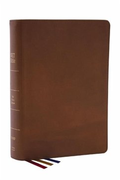 Net Bible, Full-Notes Edition, Genuine Leather, Brown, Comfort Print - Thomas Nelson