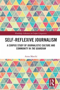 Self-Reflexive Journalism (eBook, PDF) - Marchi, Anna