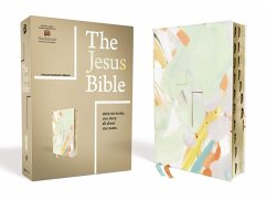 The Jesus Bible, ESV Edition, Leathersoft, Multi-Color/Teal, Indexed - Zondervan