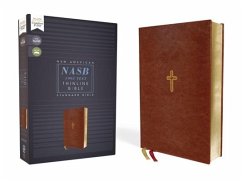 Nasb, Thinline Bible, Leathersoft, Brown, Red Letter Edition, 1995 Text, Comfort Print - Zondervan