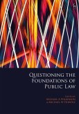 Questioning the Foundations of Public Law (eBook, ePUB)