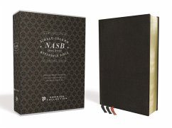 Nasb, Single-Column Reference Bible, Premium Leather, Goatskin, Black, Premier Collection, 1995 Text, Comfort Print - Zondervan