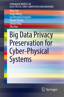 Big Data Privacy Preservation for Cyber-Physical Systems (eBook, PDF) - Pan, Miao; Wang, Jingyi; Errapotu, Sai Mounika; Zhang, Xinyue; Ding, Jiahao; Han, Zhu