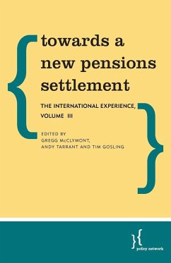 Towards a New Pensions Settlement - McClymont, Gregg; Tarrant, Andy; Gosling, Tim