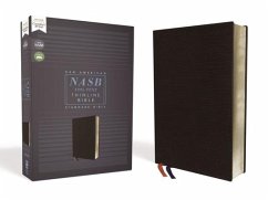 Nasb, Thinline Bible, Bonded Leather, Black, Red Letter Edition, 1995 Text, Comfort Print - Zondervan