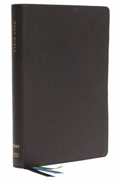 Net Bible, Thinline Large Print, Leathersoft, Black, Comfort Print - Thomas Nelson