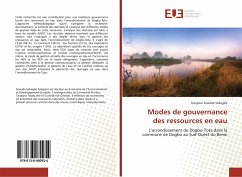 Modes de gouvernance des ressources en eau - Sewade Sokegbe, Gregoire