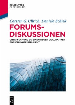 Forumsdiskussionen - Ullrich, Carsten G.;Schiek, Daniela
