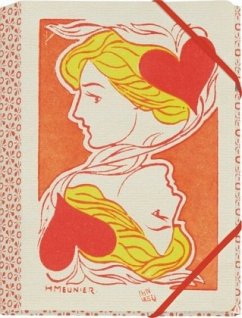 Cover Zahl Farbe Trumpf Mini-Sammelmappe - Motiv Herzdame