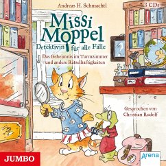 Das Geheimnis im Turmzimmer und andere Rätselhaftigkeiten / Missi Moppel - Detektivin für alle Fälle Bd.1 (3 Audio-CDs) - Schmachtl, Andreas H.