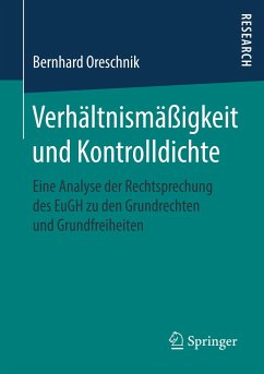 Verhältnismäßigkeit und Kontrolldichte - Oreschnik, Bernhard