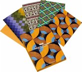 WAX Grußkartenset Motiv Orange-blaue Kreise WAX Grußkartenset Motiv Orange-blaue Kreise