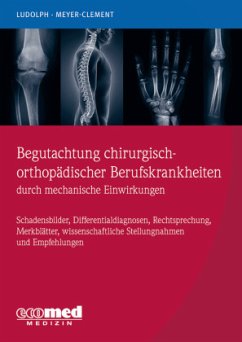 Begutachtung chirurgisch-orthopädischer Berufskrankheiten durch mechanische Einwirkungen - Ludolph, Elmar;Meyer-Clement, Michael