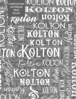 Kolton Composition Notebook Wide Ruled - Skylemar Stationery & Design Co