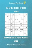Puzzles for Brain - Numbricks 200 Medium to Hard Puzzles 12x12 vol. 22