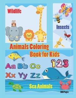 Animals Coloring Book for Kids - Krissmile