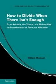 How to Divide When There Isn't Enough - Thomson, William