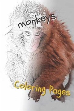 Monkeys Coloring Pages - Pages, Coloring