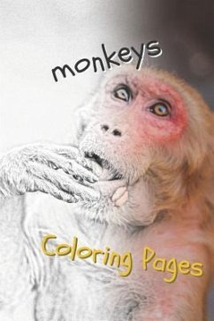 Monkeys Coloring Pages: Beautiful Coloring Pages for Adults Relaxation - Pages, Coloring
