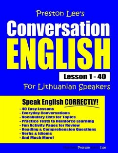 Preston Lee's Conversation English For Lithuanian Speakers Lesson 1 - 40 - Preston, Matthew; Lee, Kevin