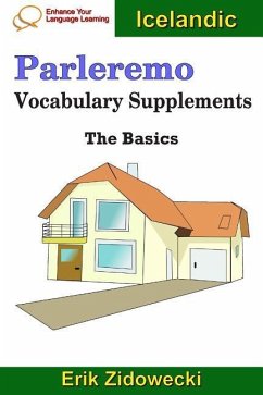 Parleremo Vocabulary Supplements - The Basics - Icelandic - Zidowecki, Erik