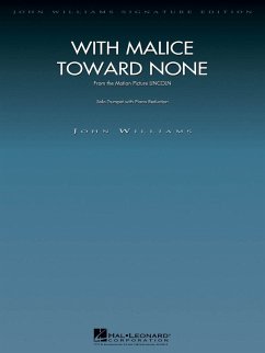 Cover With Malice Toward None (from Lincoln): Trumpet Solo with Piano Reduction