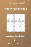 Puzzles for Brain - Futoshiki 200 Easy Puzzles 5x5 vol.11