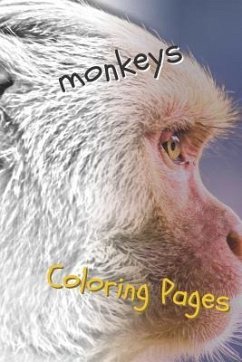 Monkeys Coloring Pages: Beautiful Coloring Pages for Adults Relaxation - Pages, Coloring