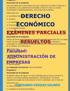 Derecho Económico-Exámenes Parciales Resueltos - Vasquez Galindo, P Medardo