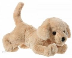 Heunec 301573 - Misanimo Golden Retriever, liegend, 30 cm, creme farbend, Plüschtier,