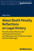 About Death Penalty. Reflections on Legal History (eBook, ePUB)