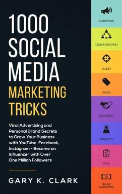 Cover 1000 Social Media Marketing Tricks: Viral Advertising and Personal Brand Secrets to Grow Your Business with YouTube, Facebook, Instagram - Become an Influencer with Over One Million Followers (eBook, ePUB)