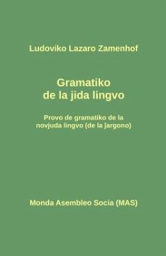 Jida gramatiko (eBook, ePUB) - Zamenhof, Ludoviko Lazaro