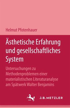 Cover Ästhetische Erfahrung und gesellschaftliches System (eBook, PDF)