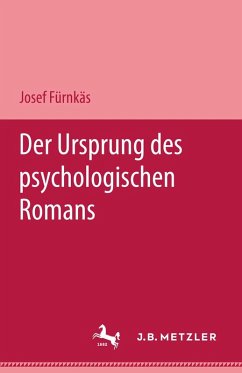 Cover Der Ursprung des psychologischen Romans (eBook, PDF)