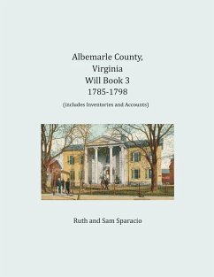 Cover Albemarle County, Virginia Will Book 3