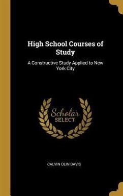 High School Courses of Study - Davis, Calvin Olin