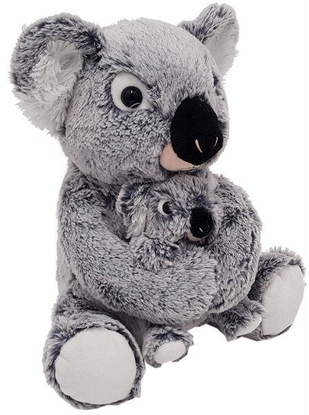 Heunec 247673 - Misanimo Koala Bär mit Kind 27 cm, mehrfarbig, Plüschtier,  … - Bei bücher.de immer portofrei