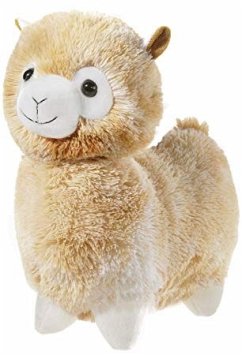 Heunec 323568 - Lama, beige, stehend, 18 cm, Plüschtier, Kuscheltier