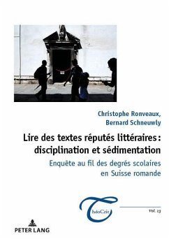 Cover Lire des textes réputés littéraires : disciplination et sédimentation (eBook, PDF)