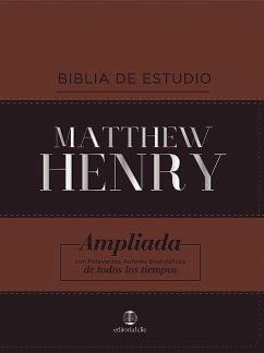 Rvr, Biblia de Estudio Matthew Henry, Leathersoft, Clásica, Interior a DOS Colores - Henry, Matthew