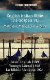 English Italian Bible - The Gospels VI - Matthew, Mark, Luke & John (eBook, ePUB)