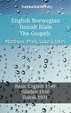 English Norwegian Danish Bible - The Gospels - Matthew, Mark, Luke & John (eBook, ePUB)