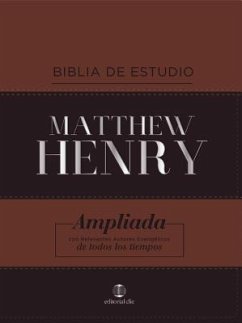 Rvr, Biblia de Estudio Matthew Henry, Leathersoft, Clásica, Interior a DOS Colores, Con Índice - Henry, Matthew